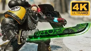 Геймплей XENOPHASE BLADE! Ветеран Deathwatch против Тирана Улья - Warhammer 40k: Space Marine 2 (...