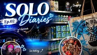 SOLO DIARIES 02: carwash, grocery shopping, ice skating, basketball game, etc. ♡