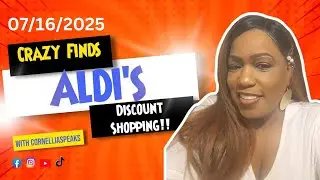 Aldi Finds 7/16/2025 #Cornelliaspeaks #Aldi #shopping #Newfinds