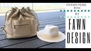 Fawn Design Drawstring Bag Review in Bone