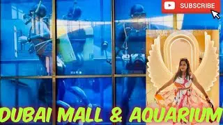 Dubai Mall | Dubai Aquarium and Underwater Zoo| First view of Burj Khalifa| Dubai Metro