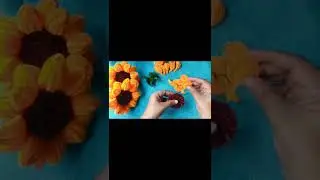 Pipe cleaner sun flower 