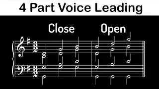 Basics of 4 Part Harmony - Three Minute Music Theory #30