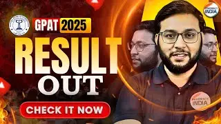 GPAT 2025 Result Out Check Now | GPAT Score Card Download #gpat #result #pharmacyindia