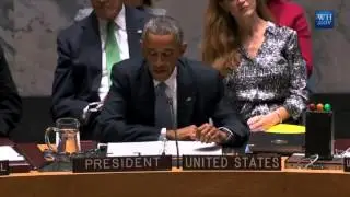 Obama explains 'historic resolution' passed by U.N.