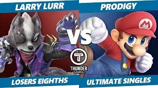 Thunder Smash SSBU - A | Prodigy (Mario) Vs. T1 | Larry Lurr (Wolf, Falco) Smash Ultimate L. Top 8