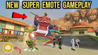 New Super Emote - How To Use? | Gamabunta Summoning Emote | Super Emote In Free Fire