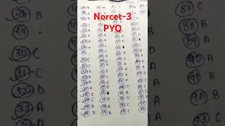 Norcet3 PYQ || NORCET MCQs#norcet2026 #nursingofficer #aiiims #studytips #studyadvice #khakhivardi
