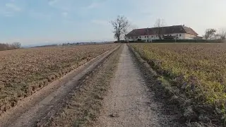 Tour #32: Ein schöner Tag zum Rad fahren 🌞❄️🥶 [Bike, DJI, Lenker POV, 4K]