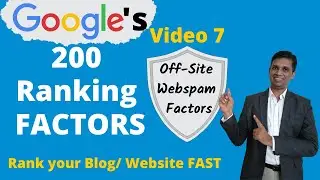 Google's Off-Site Web Spam Factors 2021 👉Google Ranking Factors 2021