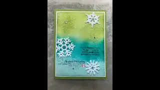 Merry Snowflakes Spinner Card