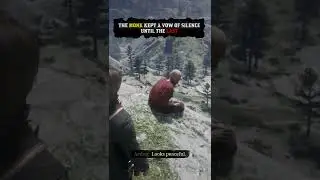 The monk kept a vow of silence until the last - RDR2 #shorts #short #rdr2 #arthurmorgan