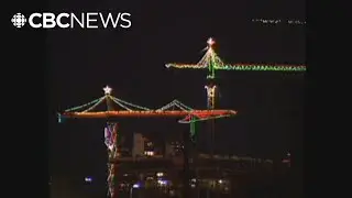 The high-wire art of putting Christmas lights on cranes