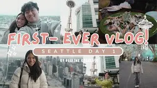 FIRST-EVER VLOG! | Seattle Day 1 | Space Needle Tower, Starbucks Reserve Roastery, Reunions, & more!