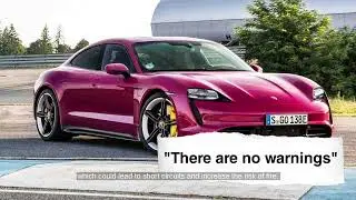 Porsche Taycan EV Recall: Over 27,000 Units for Battery Fire Risk
