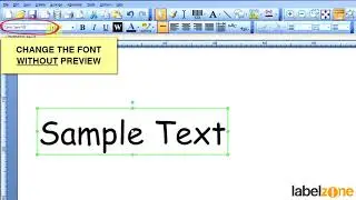 Labelstation Bartender Tutorial - Changing Font