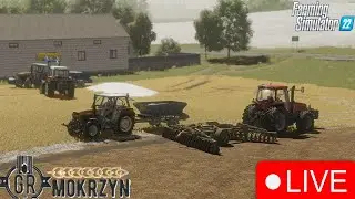 uprawa przed siewna w mokrzynie👋 zapraszam na live🔴FS22🤠