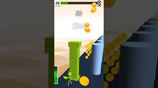 Stack Color Satisfying Gameplay 🤑🤯 #arcadeboxgaming #shorts #gameplay