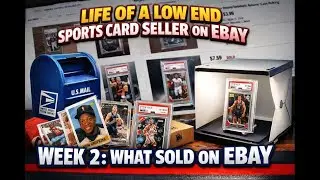 Week 2 | Life of a Low End Sports Card Seller on eBay | What Sold | 51 items for $610 1/18-24/2026