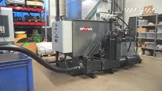 WEIMA briquetting press HB 800 S compacts insulation material