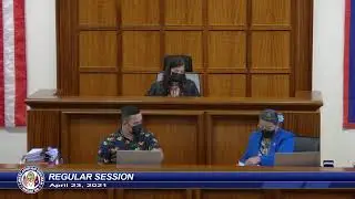 36th Guam Legislature Regular Session - April 23, 2021