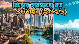 বিশ্বের সবচেয়ে বড় 10 শহর (2026)।। Top 10 Biggest Cities in the World (2026)