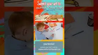 KIDS! submit your art to be featured on Alpha Crafters 😊 ✏️ 🤖 #art #artbykids #kidsart #cartoons