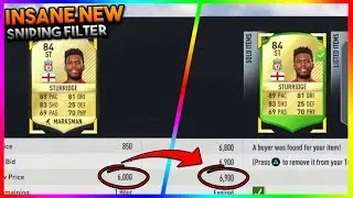 FIFA 17 | INSANE SNIPING FILTER | FIFA 17 TRADING METHOD (MAKE 100K IN A DAY) *HUGE PROFIT*