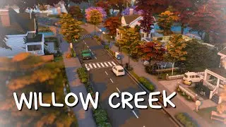 I completely rebuilt Willow Creek ✨ | Sims 4 Save File Diaries #1