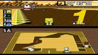 Super SpongeBob Kart - Shell City 150cc (bsnes)