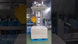 Automatic High Speed Palletizer for 5 Gallon Water #waterbottlingplant #5gallonwater #palletizing