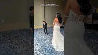 Son's Priceless Reaction to Seeing Mom in Her Wedding Dress.#wedding&nbsp;#firstlook&nbsp;#weddingtiktok