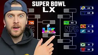 2026 NFL PLAYOFF PREDICTION! INSANE SUEPRBOWL MATCH UP! 100% CORRECT BRACKET!