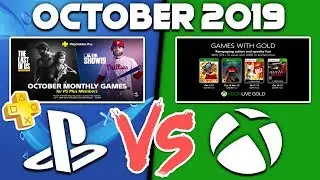 PLAYSTATION PLUS VS XBOX GAMES WITH GOLD FREE GAMES OCTOBER 2019 - ONE OF THEM REALLY SUCKS!