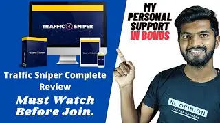 Traffic Sniper Review | Must Watch Before Buy Traffic Sniper | MY Special Bonuses For Limited Time