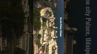 City Palace, Udaipur #udaipur #yjhd #shorts #drone #youtubeshorts #cityoflake