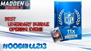 Madden Mobile Legendary Bundle Opening BEST EVER!!!!!!!!!!!!!!!!!!