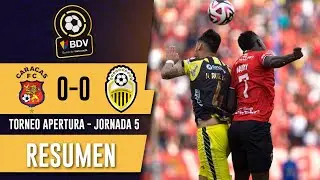 Luchado clásico en ambas áreas | Caracas Vs Táchira | LigaBcodeVenezuela | Jornada 5  | LigaFUTVE