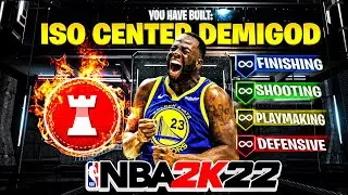 THIS ISO CENTER BUILD WILL RUIN NBA 2K22!! BEST PLAYMAKING GLASS CLEANER BUILD IN NBA 2K22!!!