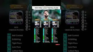 ISCO Max Level Training Guide Efootball 26 #pes #efootball #efootball26 #isco