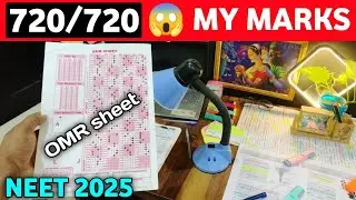 720/720 MARKS IN PW TEST 🤯 | STUDY VLOG | MOCK TEST MARKS | ALLEN MAJOR TEST | NEET 2025 #video #pw
