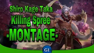VAINGLORY: Ultimate Taka Montage | Crystal Build || Shiro Kage Taka Killing Spree | Hero Montage Ep1