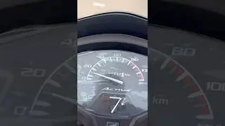 50kms on New Activa 110 Standard 2025 Model #shorts #activa #honda #bike #viral #50kms #trending