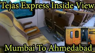 India  No.1 Train Tejas Express Inside View Mumbai To Ahmedabad 82901 #tejasexpress