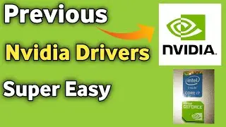 How to roll back Nvidia drivers to a previous version | install Old Nvidia Drivers 2023