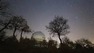 Ursa majoris rises above the 1.93m telescope at Haute-Provence Observatory