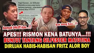 APES!!! Rismon Kena Batunya Dirujak Fritz Alor Boy Buntut Tantang Silfester Matutina