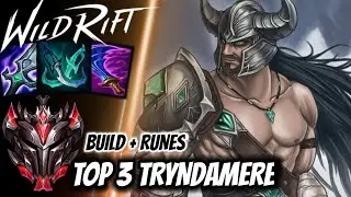 Wild Rift Top 3 Tryndamere - Grandmaster Full Ranked