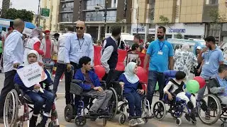 احتفالية جمعية السلام لإدماج المعاقين انزكان بمسيرة افتخار للذكرى20 للمبادرة الوطنية للتنمية البشرية