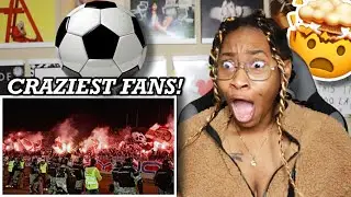 AMERICAN REACTS TO TOP 10 CRAZIEST FOOTBALL FANS WORLDWIDE! 😳⚽️ | Favour